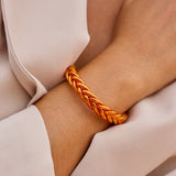 Bracelet Bouddhiste Tressé - Dark copper