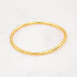 Bracelet Bouddhiste fin - Doré + Carte Bonne Fête maman