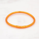 Bracelet Bouddhiste épais - Orange + Carte Bonne fête Maman