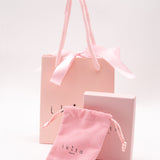 Bracelet Bouddhiste fin - Rose + Carte Bonne Fête maman