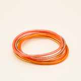 Bracelet Bouddhiste Ikita Sunglow - Lot de 5 joncs fins