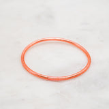 Bracelet Bouddhiste fin - Saumon + Carte Bonne Fête maman