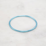 Bracelet Bouddhiste fin - bleu ciel + Carte Bonne Fête maman