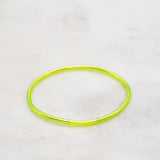 Bracelet Bouddhiste fin - Jaune fluo + Carte Bonne Fête maman