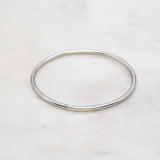 Bracelet Bouddhiste fin - Dark silver + Carte Bonne Fête maman