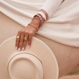 Bracelet Bouddhiste fin - Rose Gold