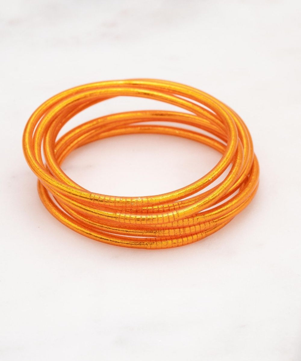 Bracelet Bouddhiste fin - Orange