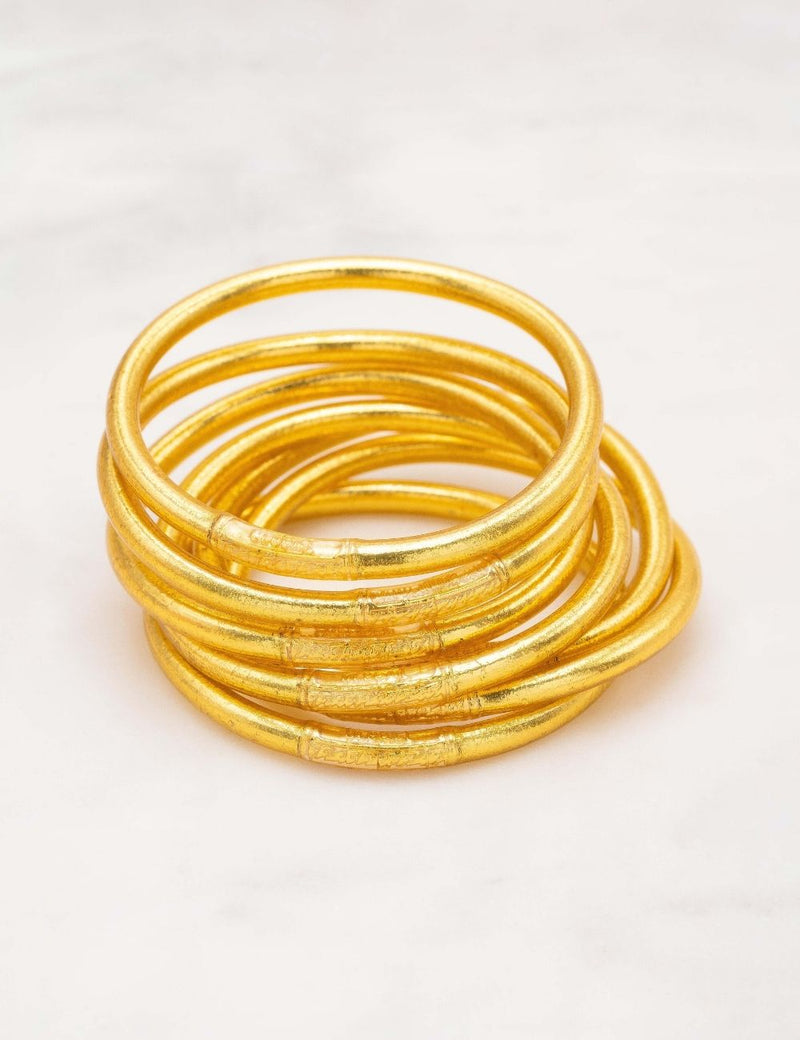 Bracelet Bouddhiste épais - Doré
