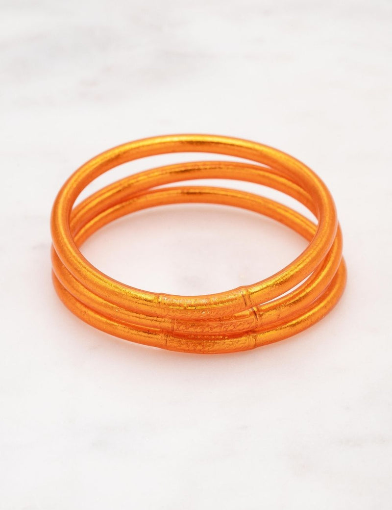 Bracelet Bouddhiste épais - Orange