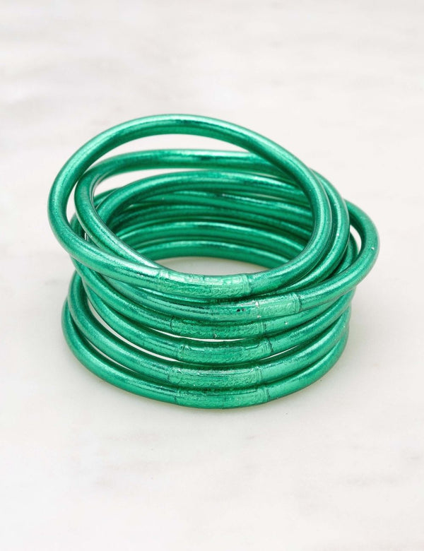 Bracelet Bouddhiste épais - Vert