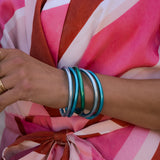 Bracelet Bouddhiste Rainbow Ikita Lot de 5 - Bleu