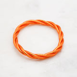 Bracelet Bouddhiste torsadé - Orange