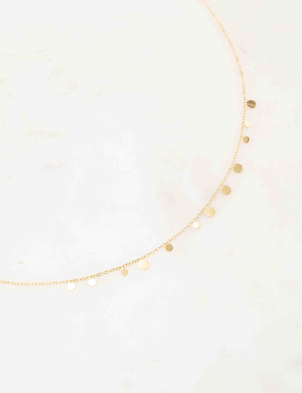 Ensemble Poignée Sur Rosace Rond à Visser GoodHome Minzh Effet Laiton Satin Or 50mm