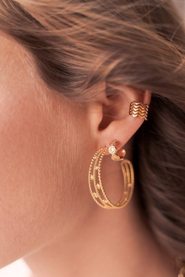 Boucles Ears cuff Zig
