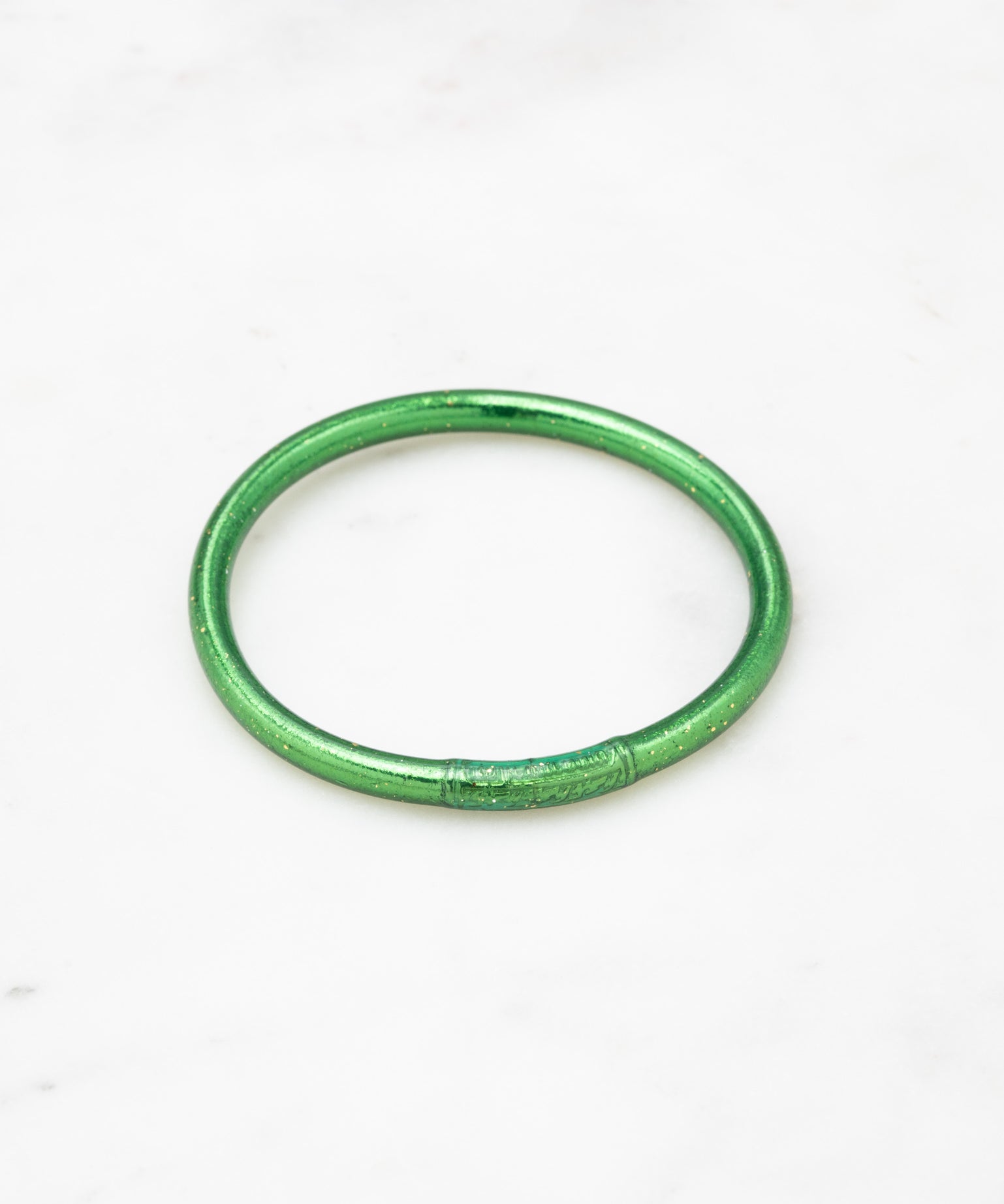 Bracelet Bouddhiste épais - Vert paon