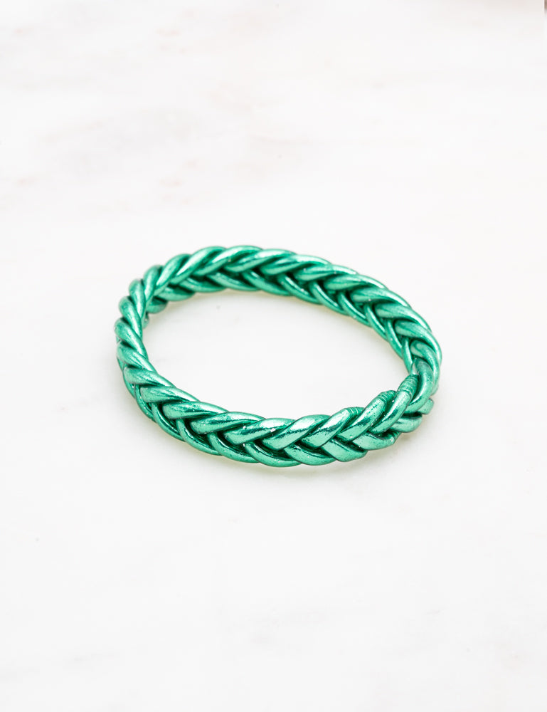 Bracelet Bouddhiste Tressé  - Vert