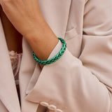Bracelet Bouddhiste Tressé  - Vert